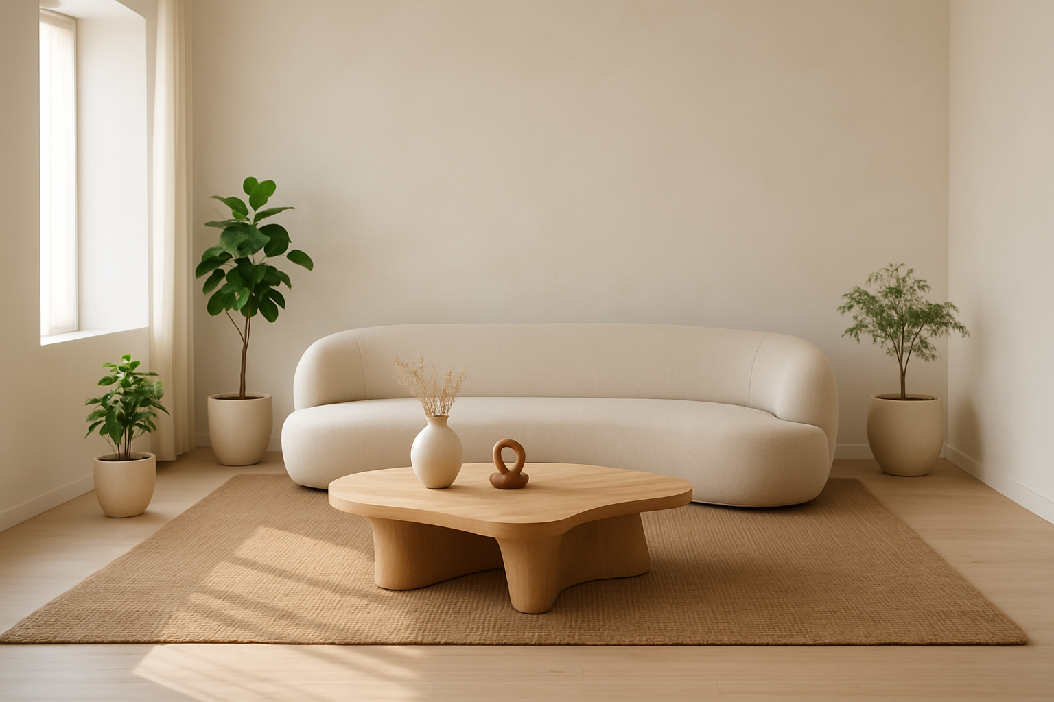 Minimalismo Orgânico 2025: Guia Completo para Decorar com Formas Suaves e Materiais Naturais
