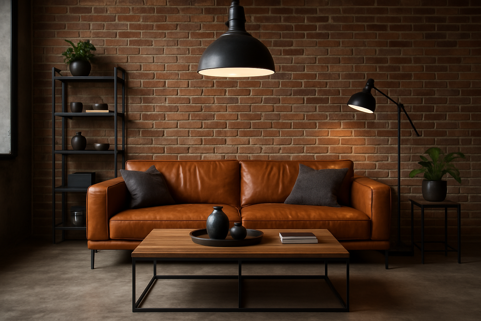 Industrial Chic 2025: Guia Completo para Decorar com Tijolinho, Cimento Queimado e Metal com Elegância